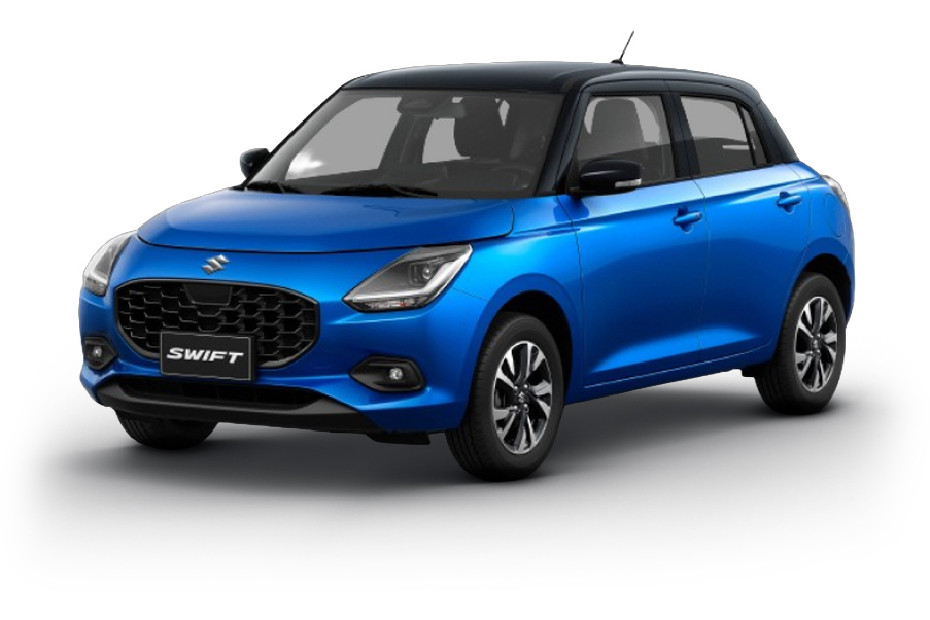 Suzuki Swift Luster Blue Pearl Metallic Midnight Black Pearl