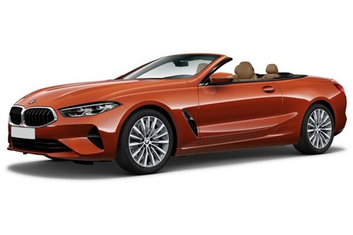 BMW 8 Series Convertible Sunset Orange
