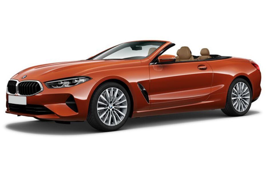 BMW 8 Series Convertible Sunset Orange