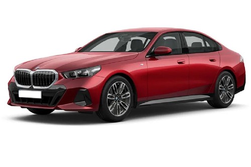 BMW 5 Series Red Metallic
