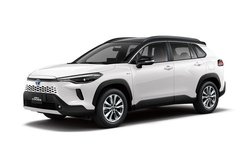 Toyota Corolla Cross Hybrid Super White / Black