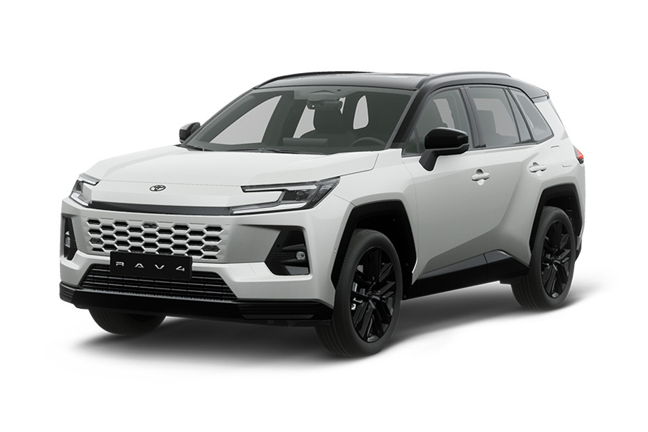 Toyota RAV 4 HEV Platinum White Pearl Mica / Black