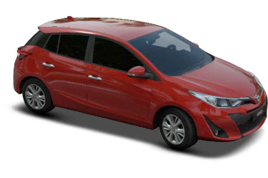Toyota Yaris Hatchback Red Mica Metallic