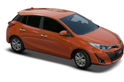 Toyota Yaris Hatchback Orange Metallic