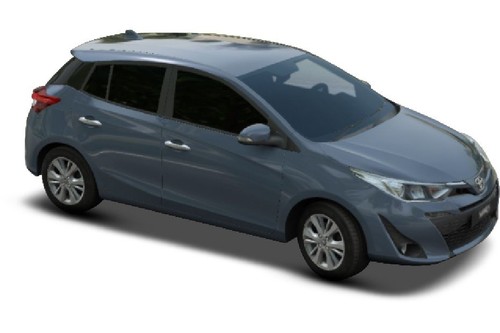 Toyota Yaris Hatchback Grayish Blue Metallic