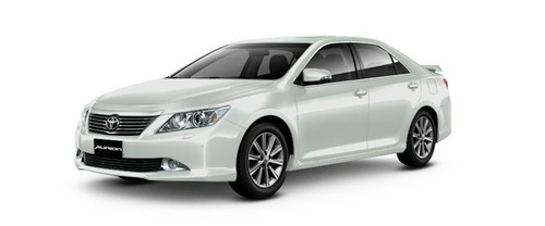 Toyota Aurion White Pearl Crystal Shine