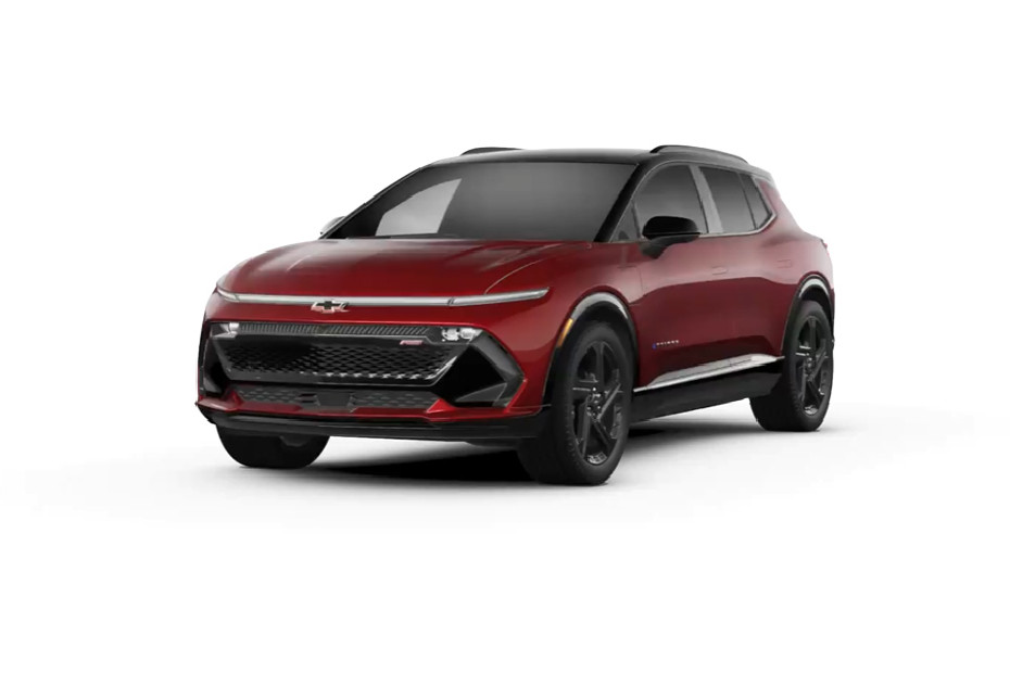 Chevrolet Equinox Ev Radiant Red with Black Roof
