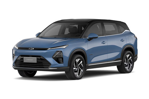 Chevrolet Captiva EV Dawn Blue With Star Twinkle Black Roof