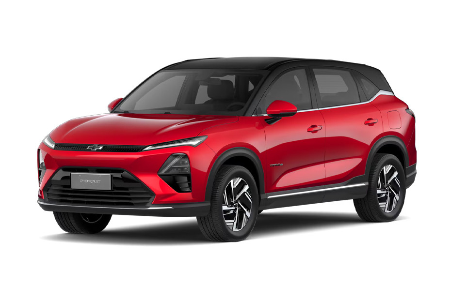 Chevrolet Captiva EV Glaze Red With Star Twinkle Black Roof