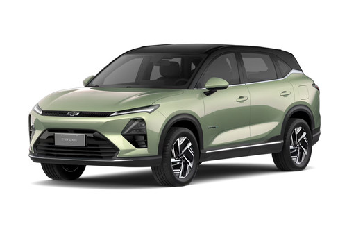 Chevrolet Captiva EV Khaki Green With Star Twinkle Black Roof