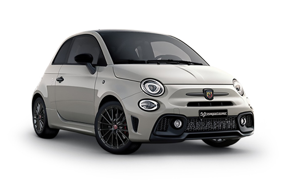 Abarth 695 Gara White With Black Roof