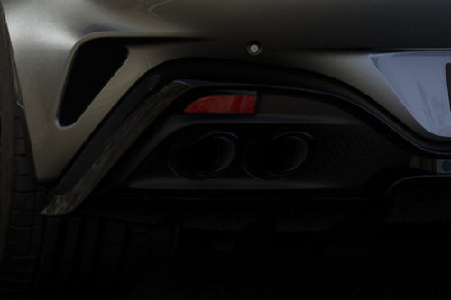 Exhaust Pipe of Aston Martin Vantage