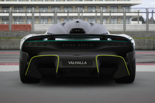 Full Rear View of Aston Martin Valhalla