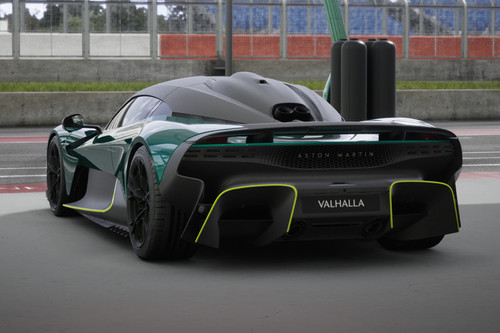 Rear Medium View of Aston Martin Valhalla
