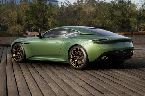 Rear Cross Side View of Aston Martin DB12