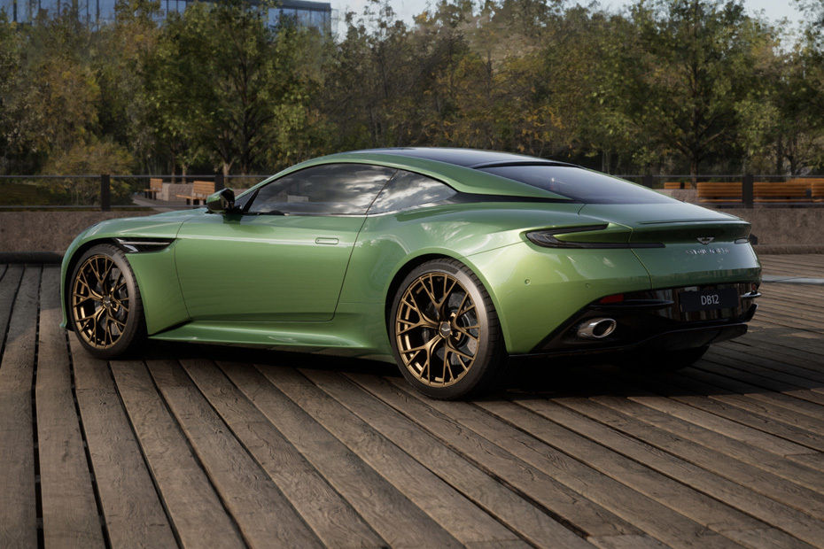 Rear Cross Side View of Aston Martin DB12