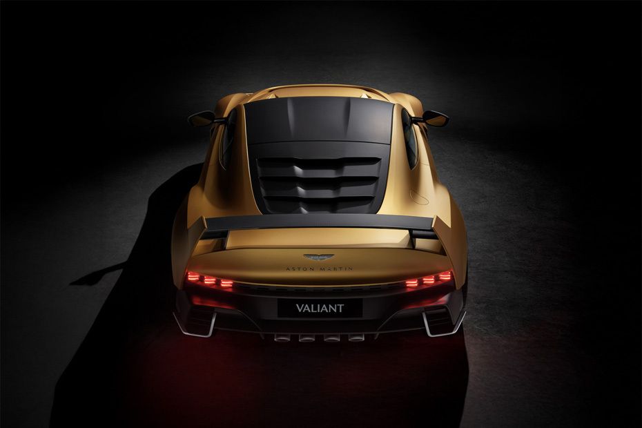 Full Rear View of Aston Martin Valiant