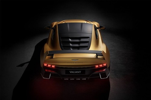 Full Rear View of Aston Martin Valiant