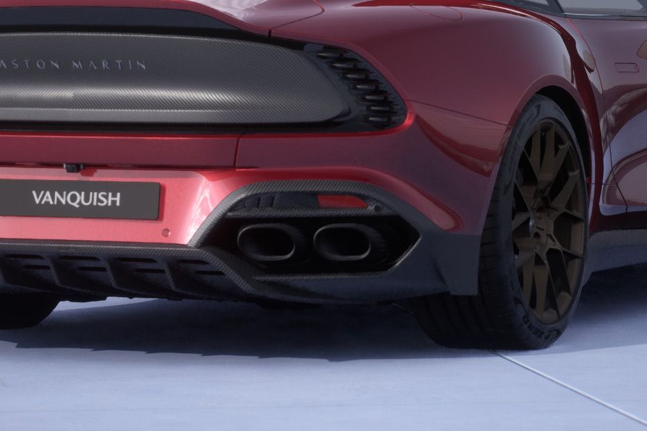 Exhaust Pipe of Aston Martin Vanquish
