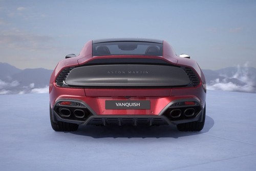 Full Rear View of Aston Martin Vanquish