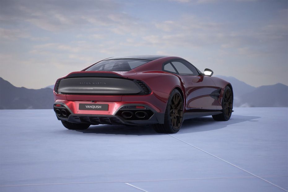 Vanquish Rear angle view