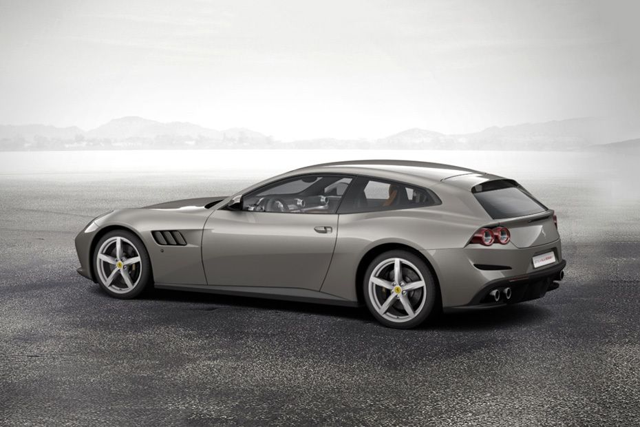 Rear Cross View of Ferrari GTC4Lusso T