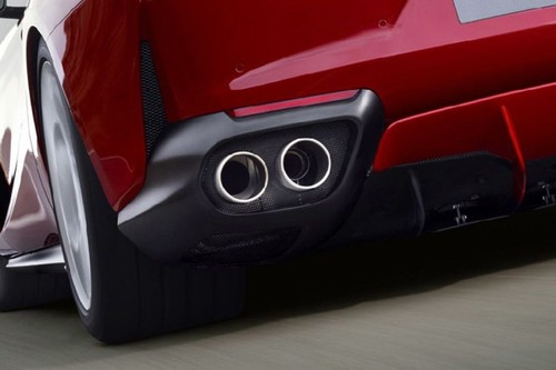 Exhaust Pipe of Ferrari 812 Superfast