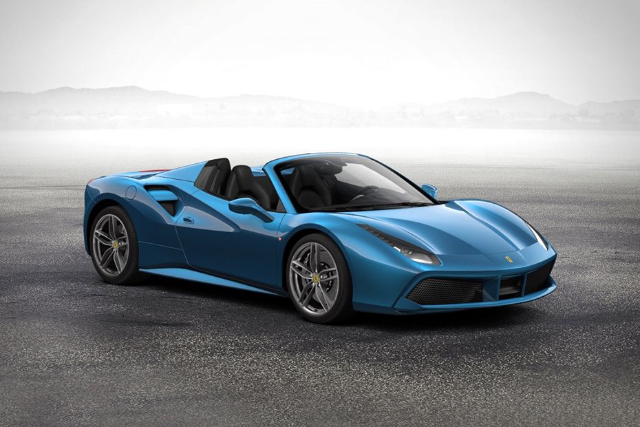 Ferrari 488 Spider Front Cross Side View