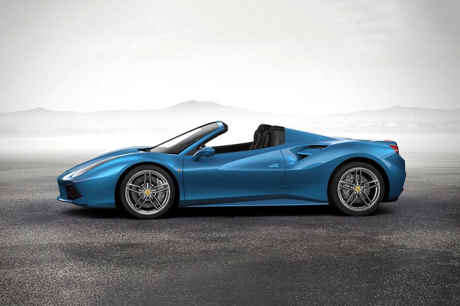 488 Spider Side view