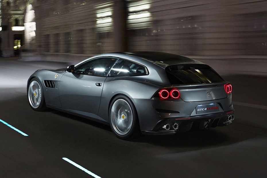 Rear Cross Side View of Ferrari GTC4Lusso