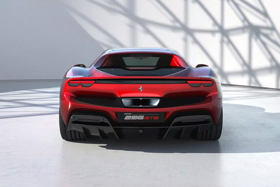 Full Rear View of Ferrari 296 GTB