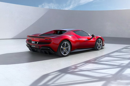 296 GTB Rear angle view