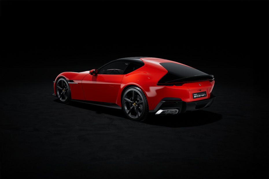 Rear Cross Side View of Ferrari 12Cilindri