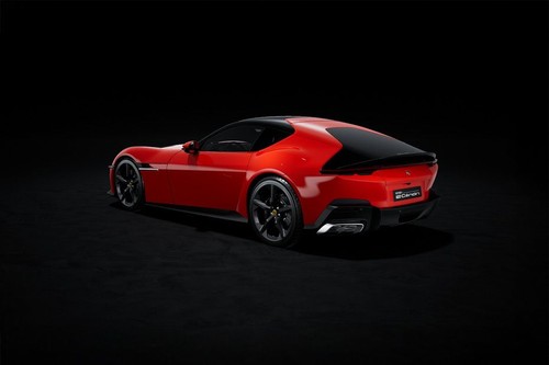 Rear Cross Side View of Ferrari 12Cilindri