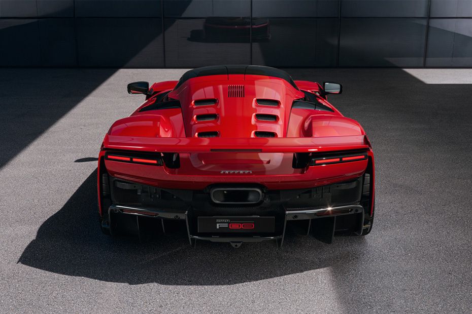 Full Rear View of Ferrari F80