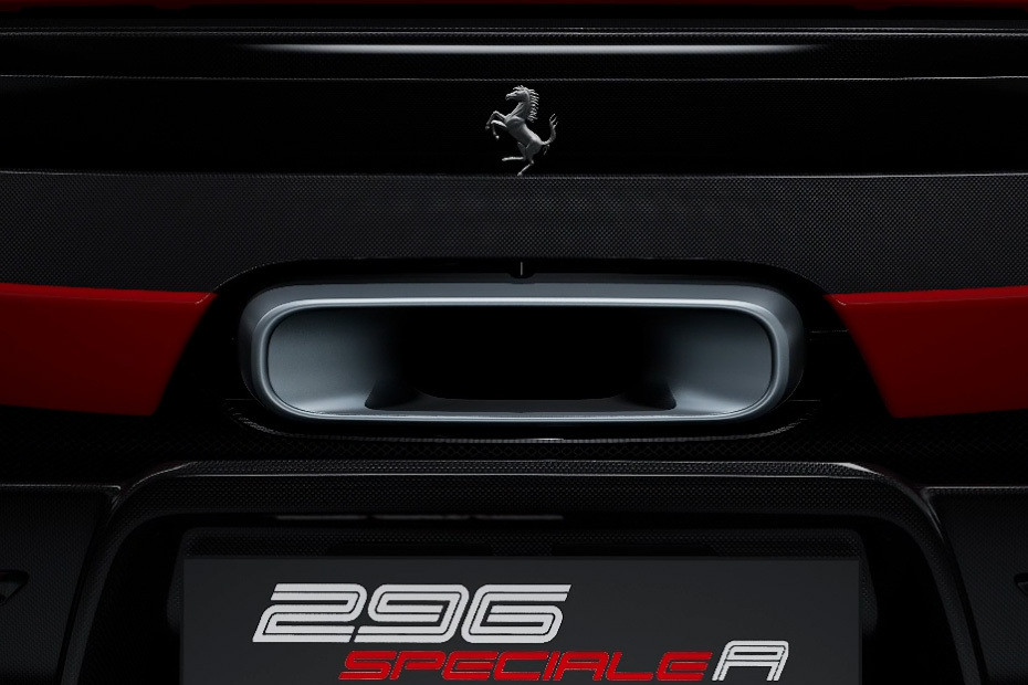 Exhaust Pipe of Ferrari 296 Speciale A