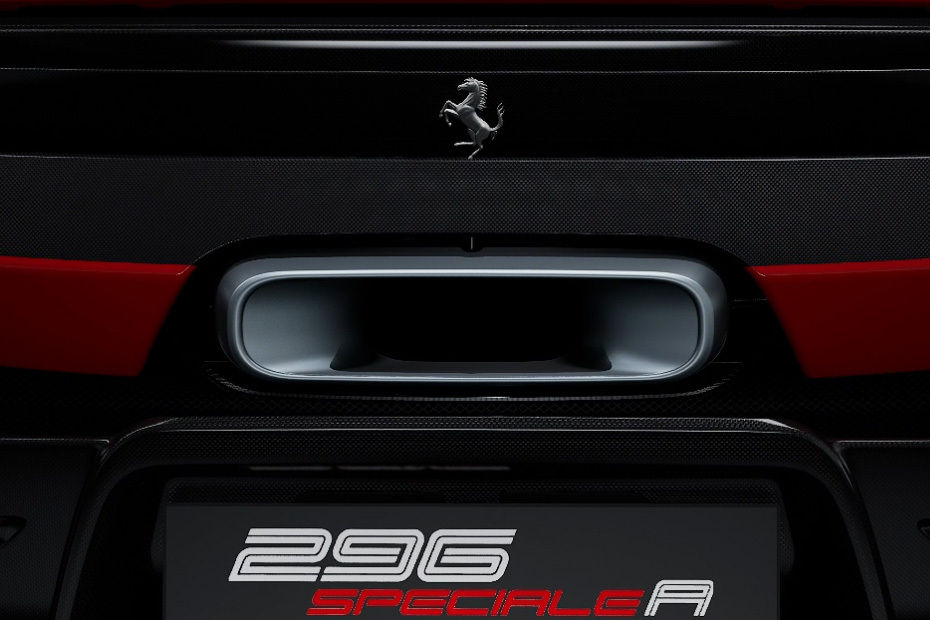 Exhaust Pipe of Ferrari 296 Speciale A