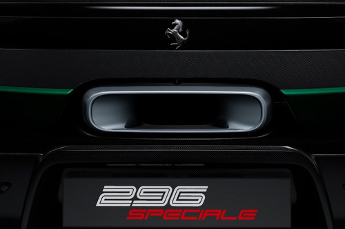 Exhaust Pipe of Ferrari 296 Speciale
