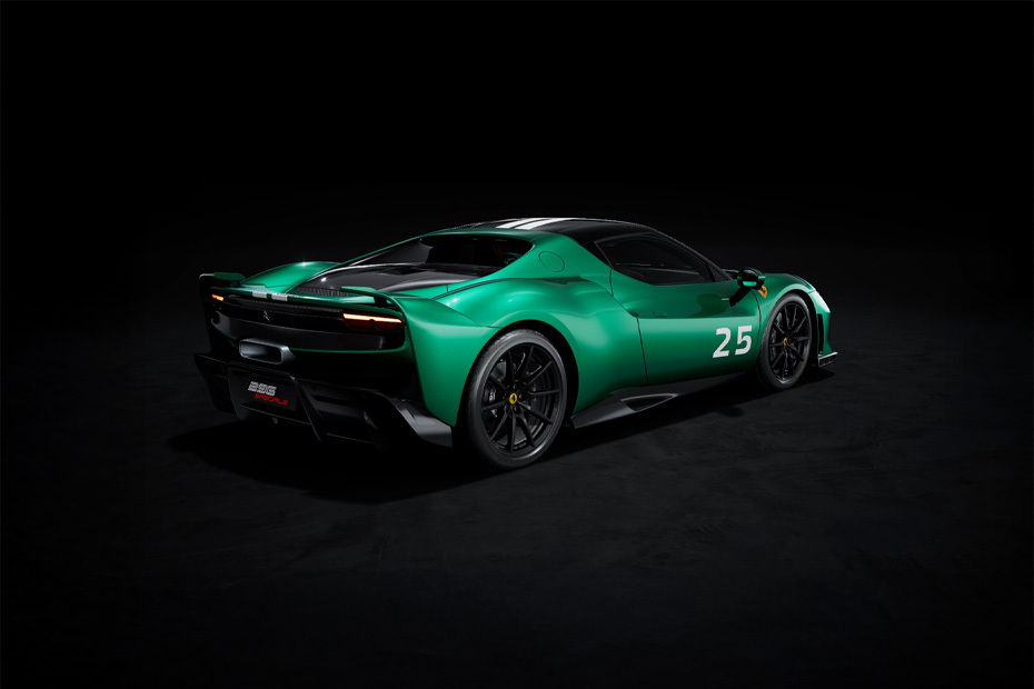 296 Speciale Rear angle view