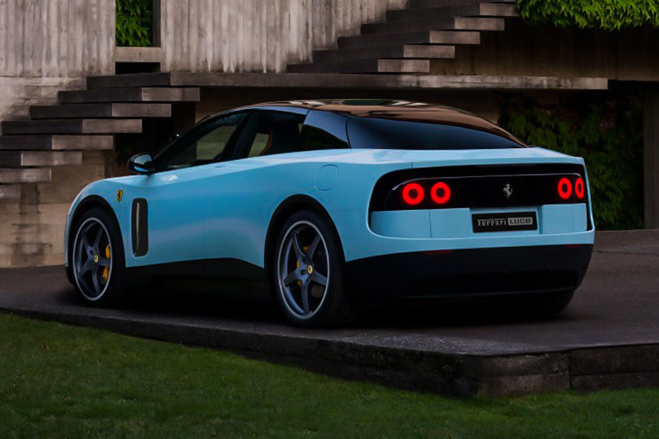 Rear Cross Side View of Ferrari Luce