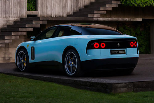 Rear Cross Side View of Ferrari Luce