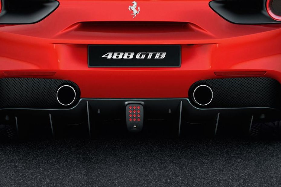 Exhaust Pipe of Ferrari 488 GTB