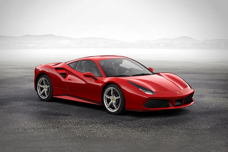 Ferrari 488 GTB Front Cross Side View