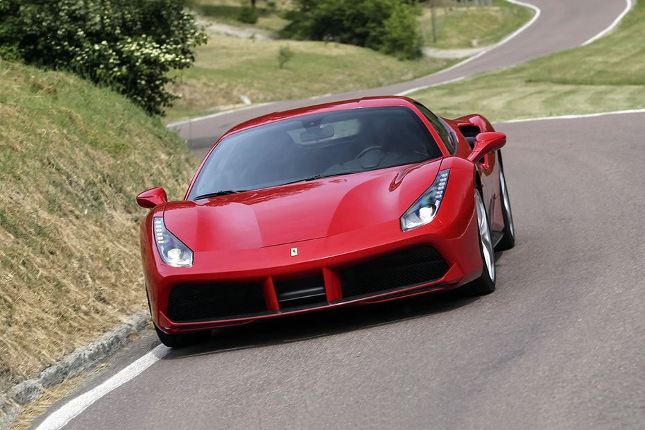 488 GTB Tilted Front View