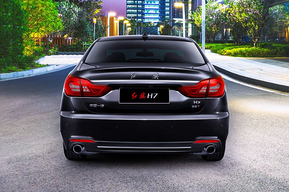 Full Rear View of Hongqi H7