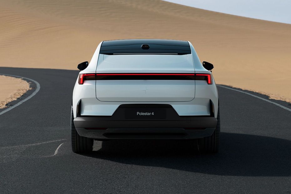 Full Rear View of Polestar 4