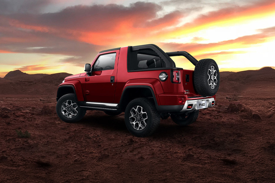 Rear Cross Side View of BAIC F40