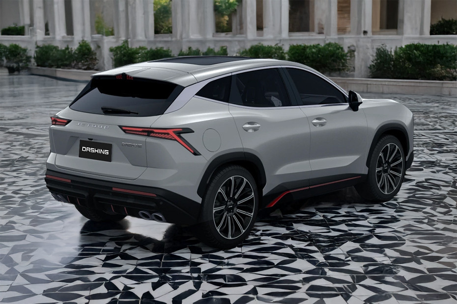 Dashing Rear angle view