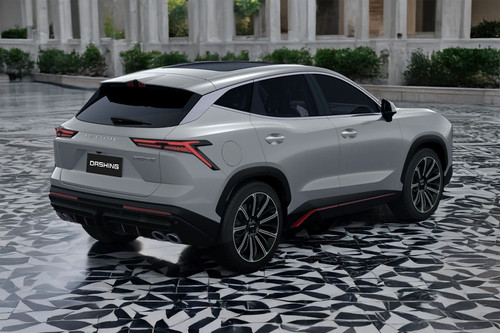 Dashing Rear angle view