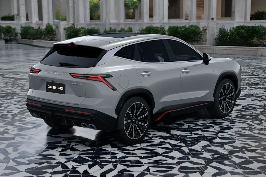 Dashing Rear angle view